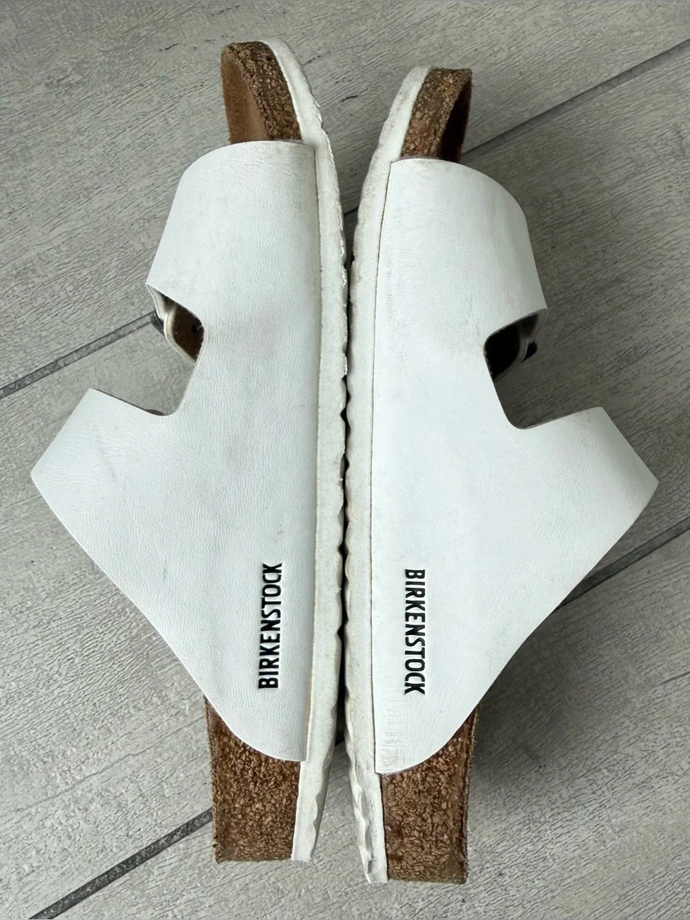 Birkenstock Kids Arizona white Birko-Flor